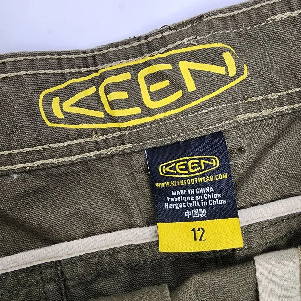 Keen Newport Skirt Women's 12 Utility Canvas Pockets Outdoors Hiking Olive Green